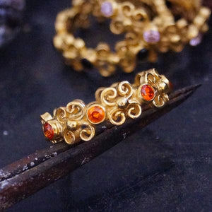 Turkish Handmade Eternity Rings By Omer Bodrum Ancient Roman Art Fine Jewelry