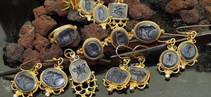 Handmade Turkish Animal Coin Jewelry By Omer Bodrum Turkey, Bee, Butterfly,Horse,Owl,Bull Jewelry,