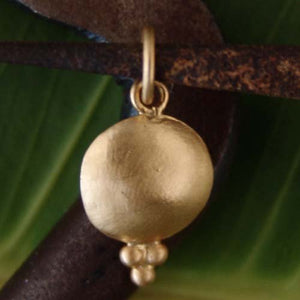 925k Silver Designer Jewelry Ancient Art 24k Gold Vermeil Handmade Pendant Omer