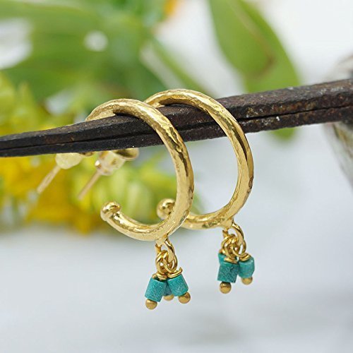 Middle East Style Brass 18K Gold Zircon Hoop Earrings Women's Evil Eye  Earrings Gold Plated - China Earrings and Gold Plated Earrings price |  Made-in-China.com