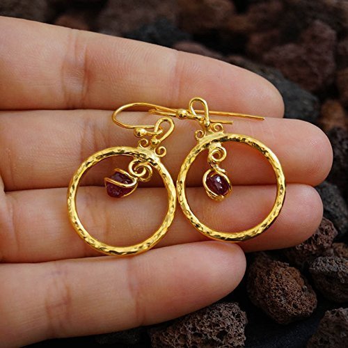 Girl gold plated earrings for kids huggie drop bali gold plated fashion  jewelry | eBay