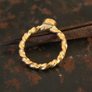 Amethyst Twist Stack Ring 925 Sterling Silver Handcrafted Turkish Designer Jewel
