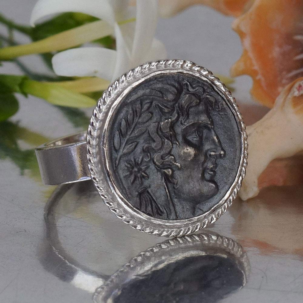 Alexander the Great - Sterling Silver & Gold Plated Silver Coin